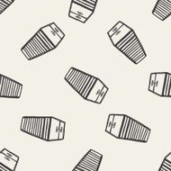 container doodle seamless pattern background N2