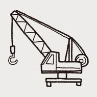 Crane doodle N24