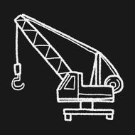 Crane doodle N25