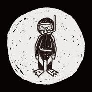 diver doodle N5