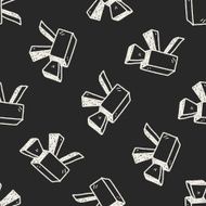 Doodle Video recorder seamless pattern background N2