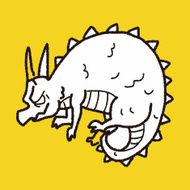 dragon doodle N14