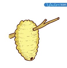 sweet honeycomb vector illustration