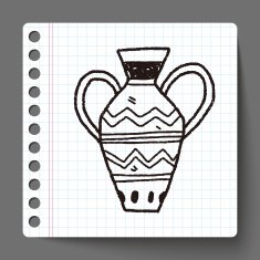 African Vase doodle N2