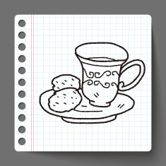 afternoon tea doodle N5