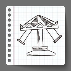 amusement park doodle N6