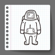 astronaut doodle N6