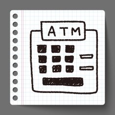 ATM doodle drawing N11