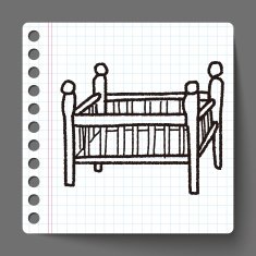baby bed doodle N18