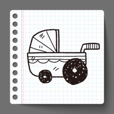 baby cart doodle N2