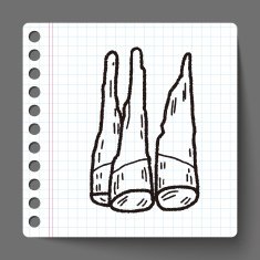 Bamboo shoot doodle N4