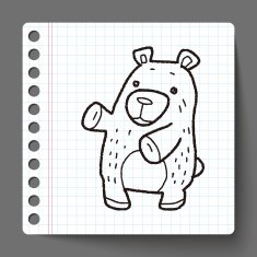 bear doodle N12