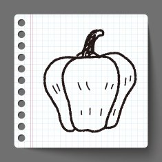 Bell pepper doodle N3