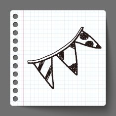 birthday hanging doodle drawing N9