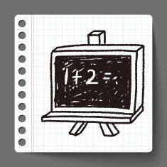 blackboard doodle drawing N6
