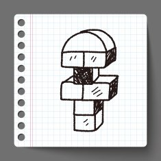 block toy doodle N12
