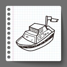 Boat doodle N26
