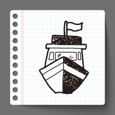 Boat doodle N27