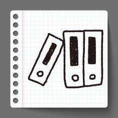 book doodle drawing N9