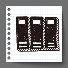 book doodle drawing N12