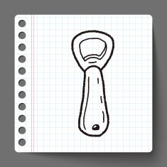 bottle opener doodle N2