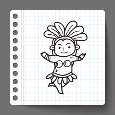 brazil dancer doodle N2