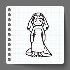 bride doodle N2