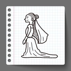 bride doodle N3