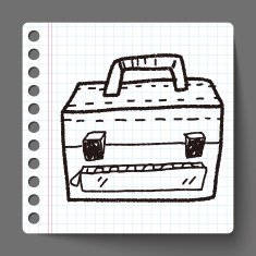 briefcase doodle N11