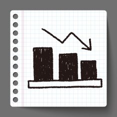 bussiness chart doodle drawing N6