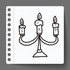 candle doodle N18