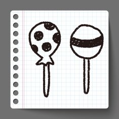 candy doodle drawing N14