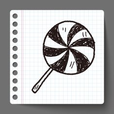 candy doodle drawing N15