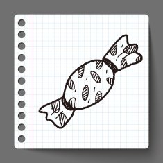 candy doodle drawing N18