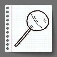 candy doodle drawing N22
