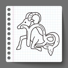 Capricorn Constellation doodle N4