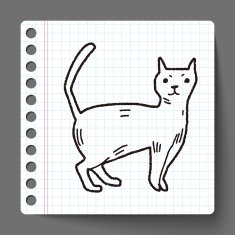 cat doodle N7