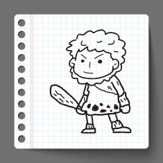 caveman doodle N2