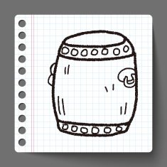 Chinese New Year drum doodle N2