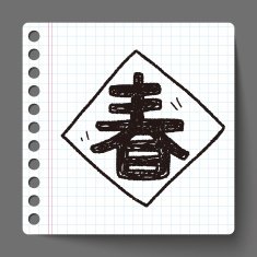 Chinese New Year festival couplets doodle N4
