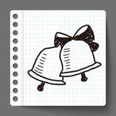 Christmas bell doodle N2