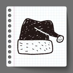 christmas hat doodle N4