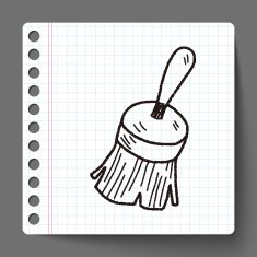 clean brush doodle N10