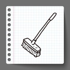 clean brush doodle N11