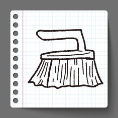 clean brush doodle N12