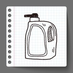 cleaner bottle doodle N14