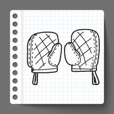 Doodle kitchen Gloves N4