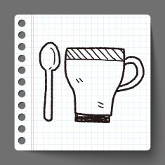 Coffee Cup Doodle N10