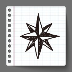 compass star doodle N4