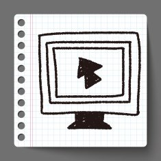computer doodle drawing N11